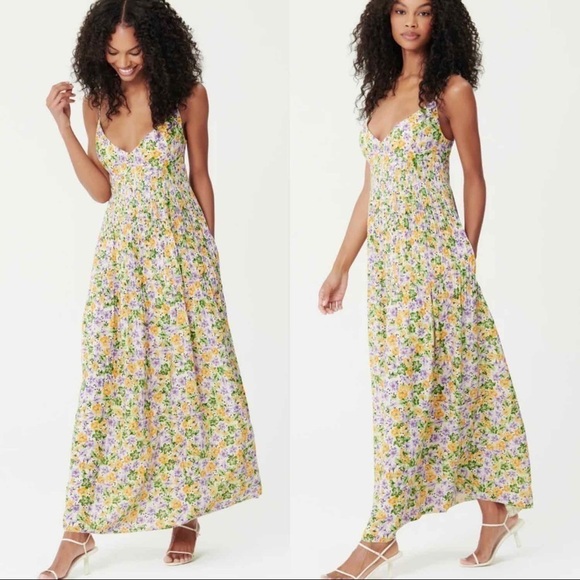 Nicholas Susan Dress Whistledown Floral Size 4 - Picture 6 of 15